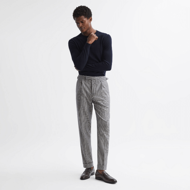 SLIM FIT TROUSERS